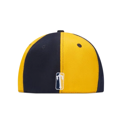 Cappello Trapstar Irongate ad aderente – Blu scuro/Giallo