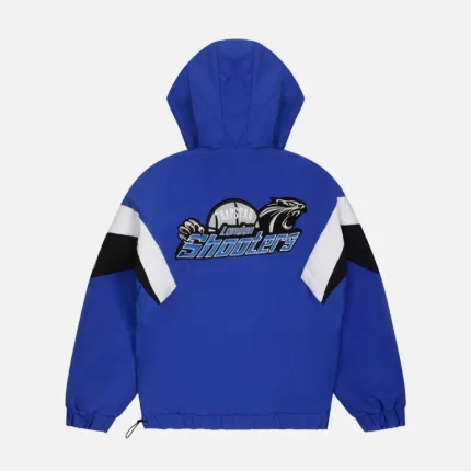 Giacca pullover con zip a 1-4 Trapstar Shooters Blu