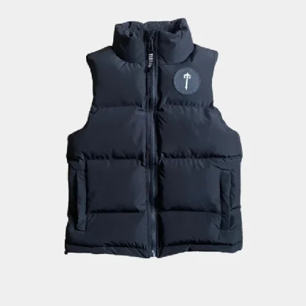 Gilet con stemma Trapstar Irongate T nero