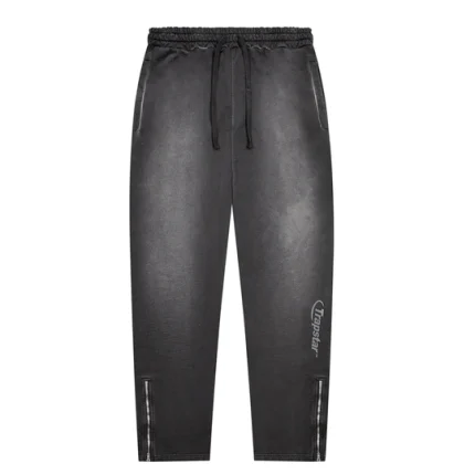 Pantaloni Trapstar Hyperdrive nero grigio da uomo