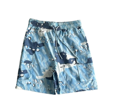 Pantaloncini mimetici Trapstar blu ghiaccio