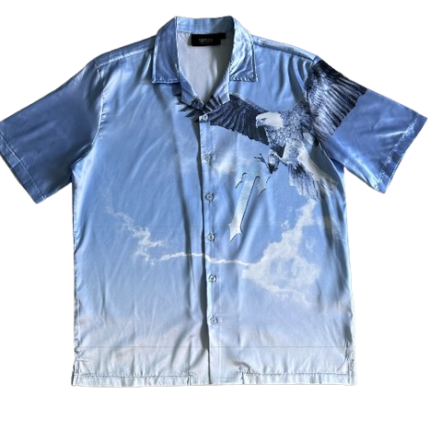 Maglietta Trapstar Eagle blu
