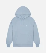 Felpa con cappuccio Trapstar Foundation azzurra