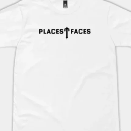 T-shirt Bianca T-Faces di Trapstar Places