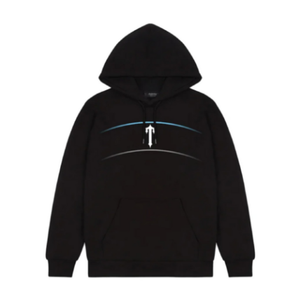 Felpa con cappuccio nera Trapstar London