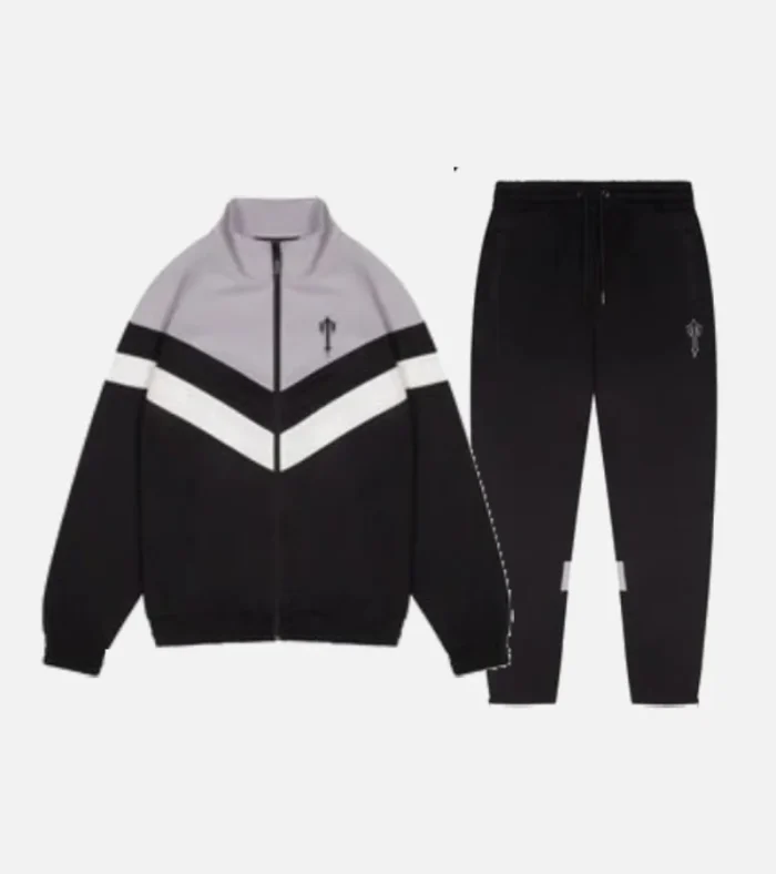 Tuta Trapstar V Stripe Interlock Nera
