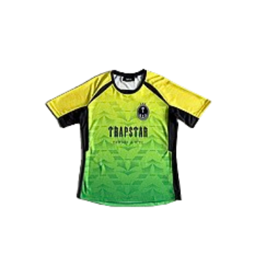 Magliette da calcio Trapstar verdi/gialle