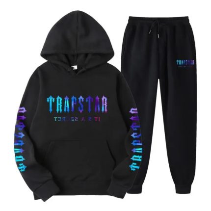 Tuta Trapstar nera e blu