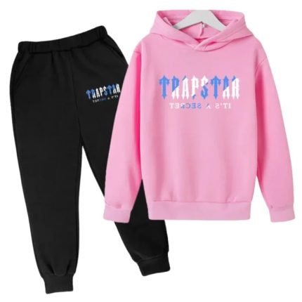 Tuta Trapstar rosa e nera